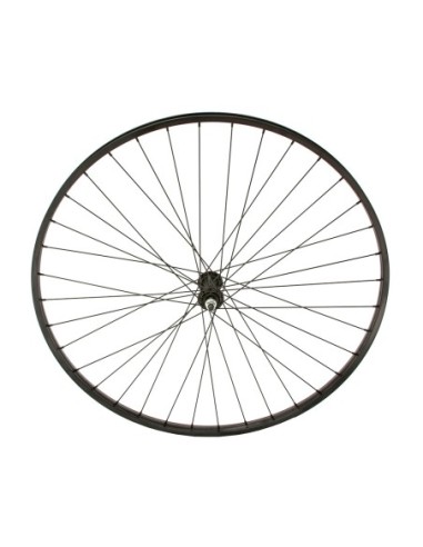 27 x 1 1/4 Alloy Front Wheel 36 Spoke 14gBlack...